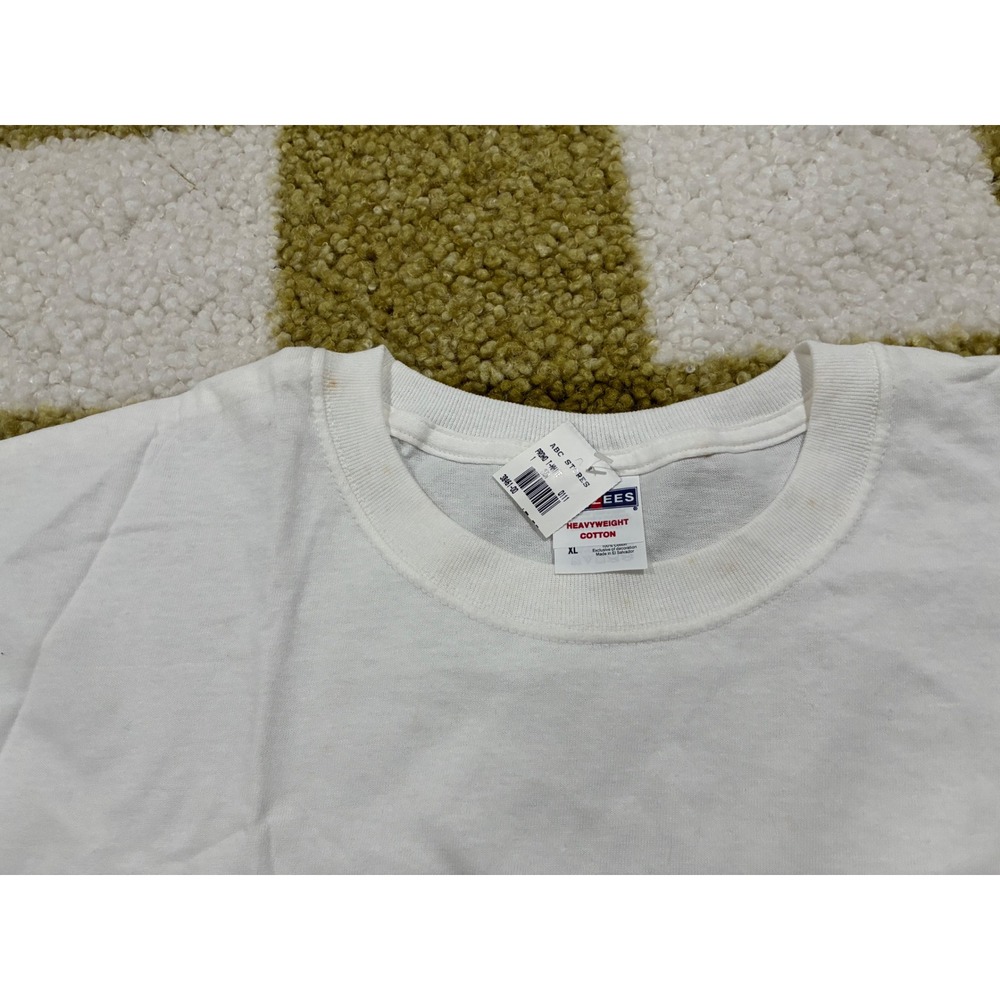 Jerzees Hawaii Surf Graphic T-Shirt Mens XL White ABC Stores Heavyweight Cotton - Picture 6 of 9